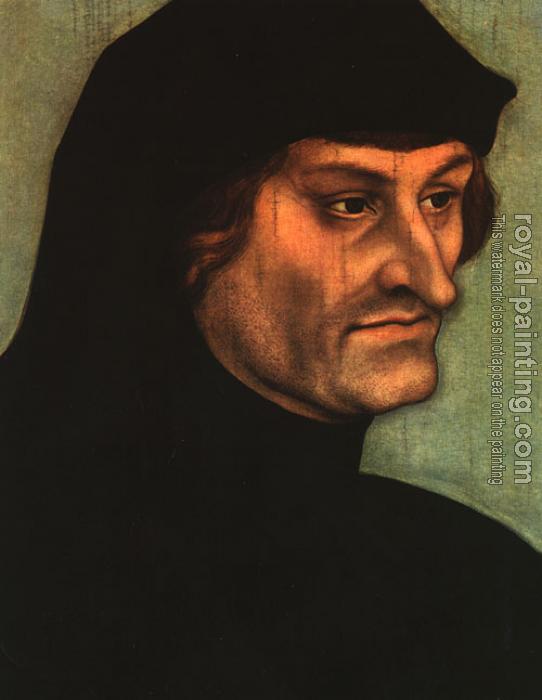 Lucas The Elder Cranach : Portrait of Geiler von Kaiserberg